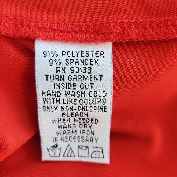 - Bob Mackie lightweight poly blend red jacket size large - Picture 4 of 5